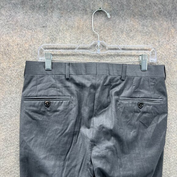 Ted Baker Pants Men 29R Gray London Roger CT Dress Slacks Italian Wool - Picture 9 of 11